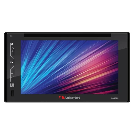 Pantalla 6,2",CD, DVD  AUX, MP3, DOBLE USB, BT, 3 SALIDAS Nakamichi NA3020/NC5L